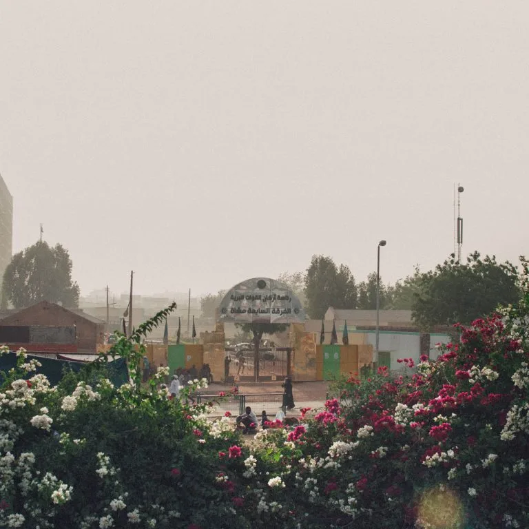 An image from the photography project 'We are the resistance' by Saad Eltinay, featured in blume magazine Issue 001